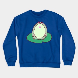 Fat Lily Pad Frog Crewneck Sweatshirt